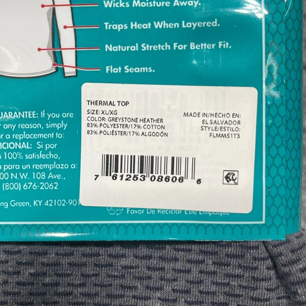 Fruit of the loom breathable men's thermal